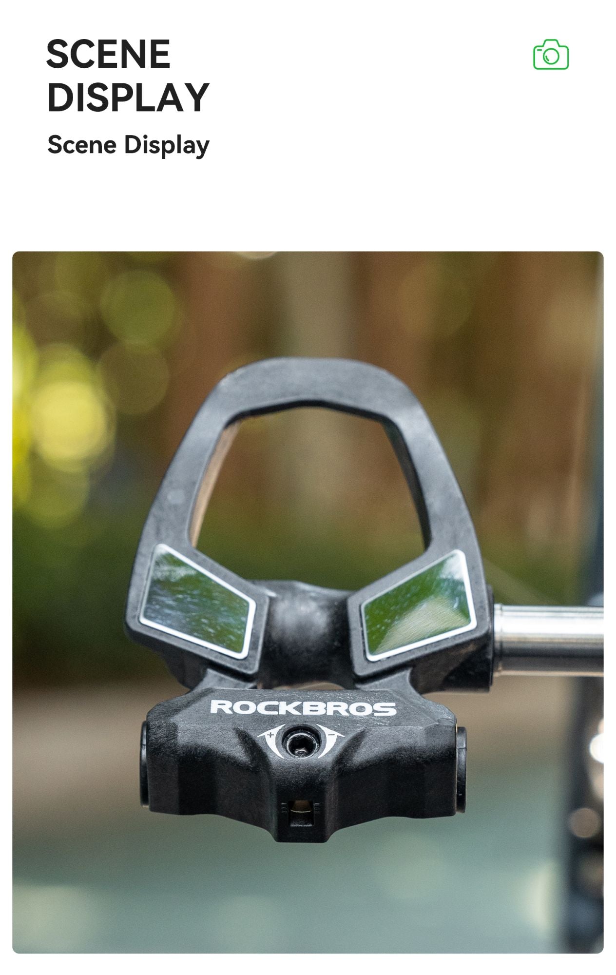 ROCKBROS Bicycle Pedals Lightweight Carbon Fiber Self-Locking Pedals With Cleats SPD Waterproof Sealed Bearing Road Bike Pedals