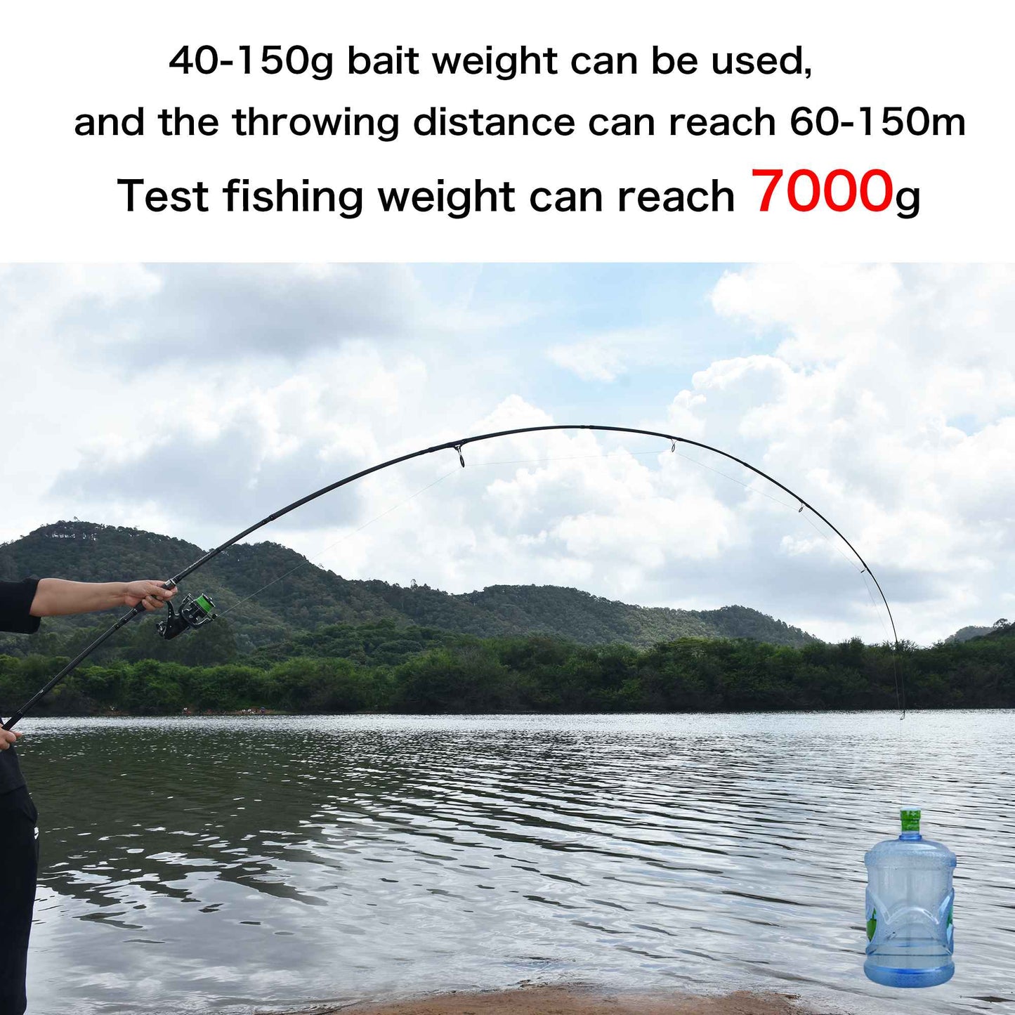 Vara de pesca FELENHAI Traveller Carp Feeder 4.2m 3.6m 3.0m Fibra de Carbono 3.5lb Pesca de surfcasting dura para Spinning Lure