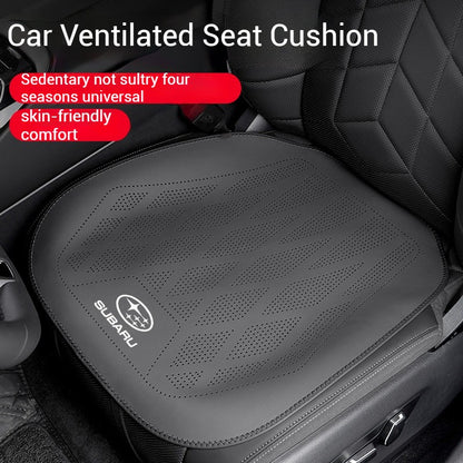 Almofada de Assento Ventilada de Couro para Carro Capa de Assento para Subaru STI Brz Wrx Xv Ascent Forester Outback Impreza Legacy Acessórios