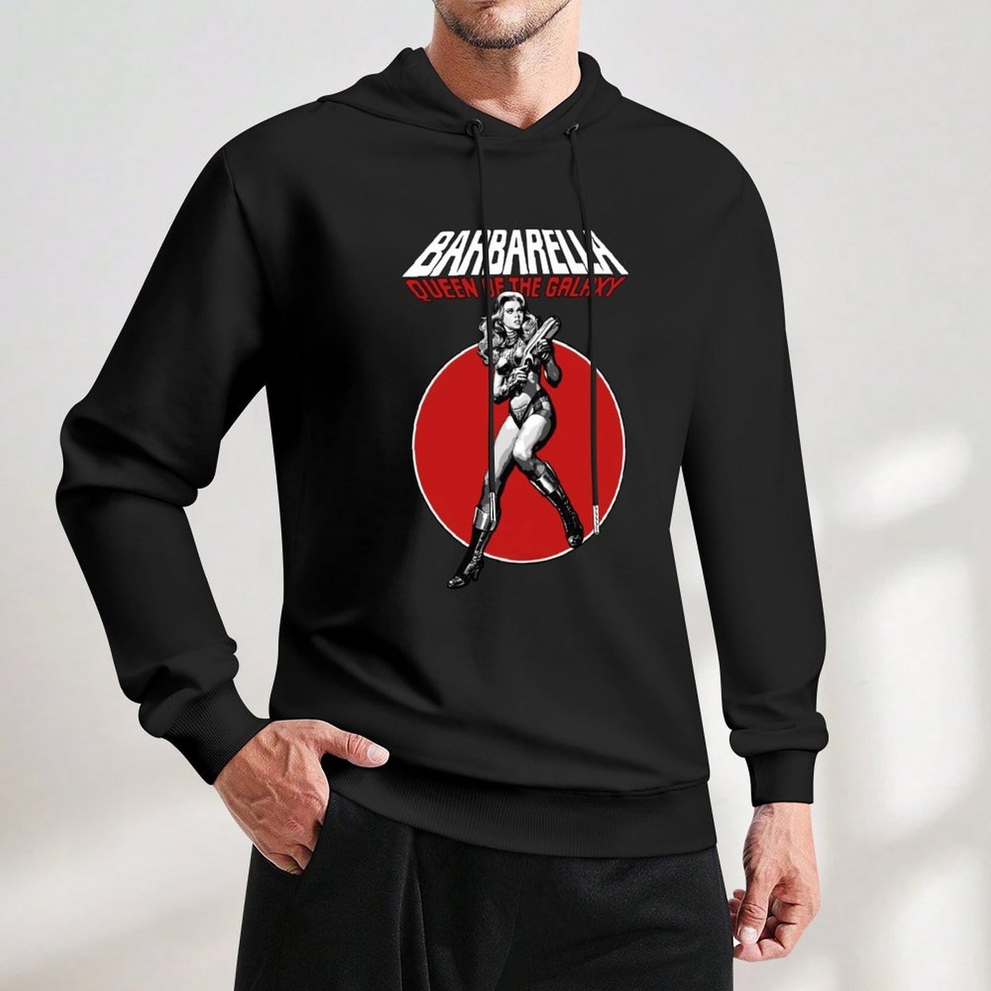 Barbarella - Queen of the Galaxy Hoodie japanese style men's winter sweater mens designer clothes mens hoodie