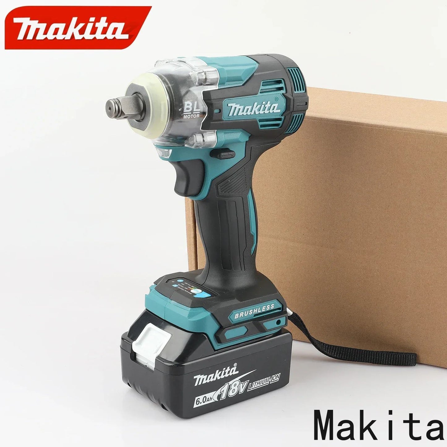 Parafusadeira a Bateria Makita TW004G 18v Sem Escovas Chave de Fenda Elétrica Recarregável Sem Bateria