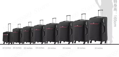 Oxford Cloth Suitcase 20/24/28/32-inch Large-Capacity Luggage Female Male Universal Wheel Business Travel Case