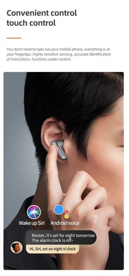 Lenovo LP5 TWS Bluetooth Earphone 9D Stereo HiFi Sports Waterproof Wireless Earbuds for iPhone 13 Xiaomi Bluetooth Headphones