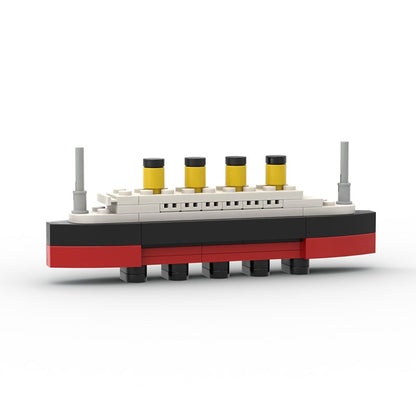 Titanic Parte ao Meio RMS Cruzeiro Naufragado Blocos de Montar Moc Navio Barco Modelo Plástico 3D DIY Barco a Vapor Presentes Brinquedos Infantis Filme da Cidade
