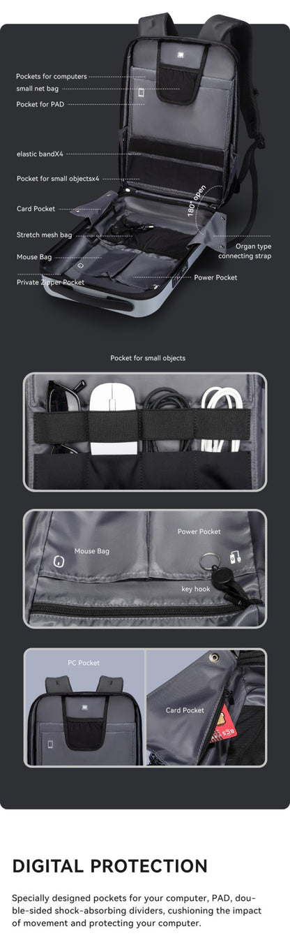 Mark Ryden ABS Anti-theft Outdoor Customised Laptop Bags Password Lock  Travel Cycling motorcycle bags