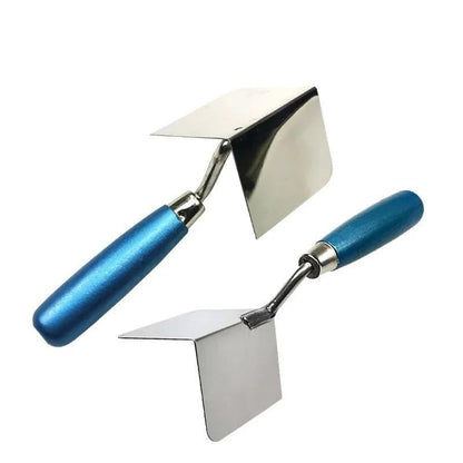 Ferramenta de canto para Drywall 8x6cm Lado Externo / Interno Faca de Canto de Aço Inoxidável Colher de Canto para Drywall Gyprock Placa de Gesso