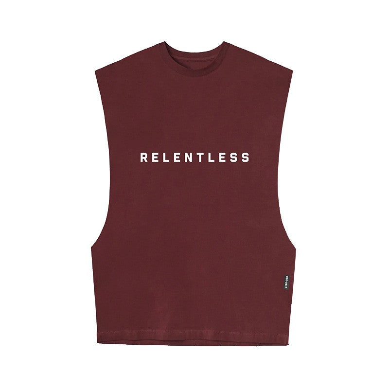 Men's Summer Cotton Casual Tank Top Gym Fitness Clothing Sleeveless Shirt Bodybuilding Running Singlet Undershirt Workout Vest