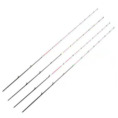 Ponta de Vara de Pesca de Fibra de Carbono de Inverno com Haste de Titânio de Alta Qualidade Meia/Totalmente Liga de Titânio 45/55/60cm Vara de Pesca de Fibra de Vidro