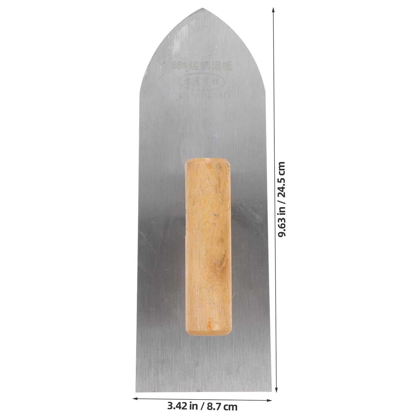 Espátula de 66 cm (26 polegadas) em Aço Inoxidável Resistente à Ferrugem com Ponta, Ferramenta de Alvenaria para Drywall, Cimento, Gesso e Acabamento Manual na Construção