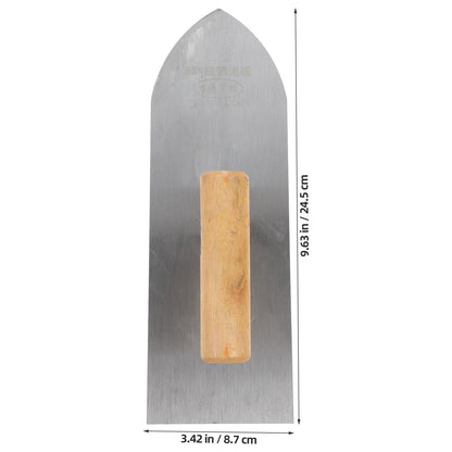 Espátula de 66 cm (26 polegadas) em Aço Inoxidável Resistente à Ferrugem com Ponta, Ferramenta de Alvenaria para Drywall, Cimento, Gesso e Acabamento Manual na Construção