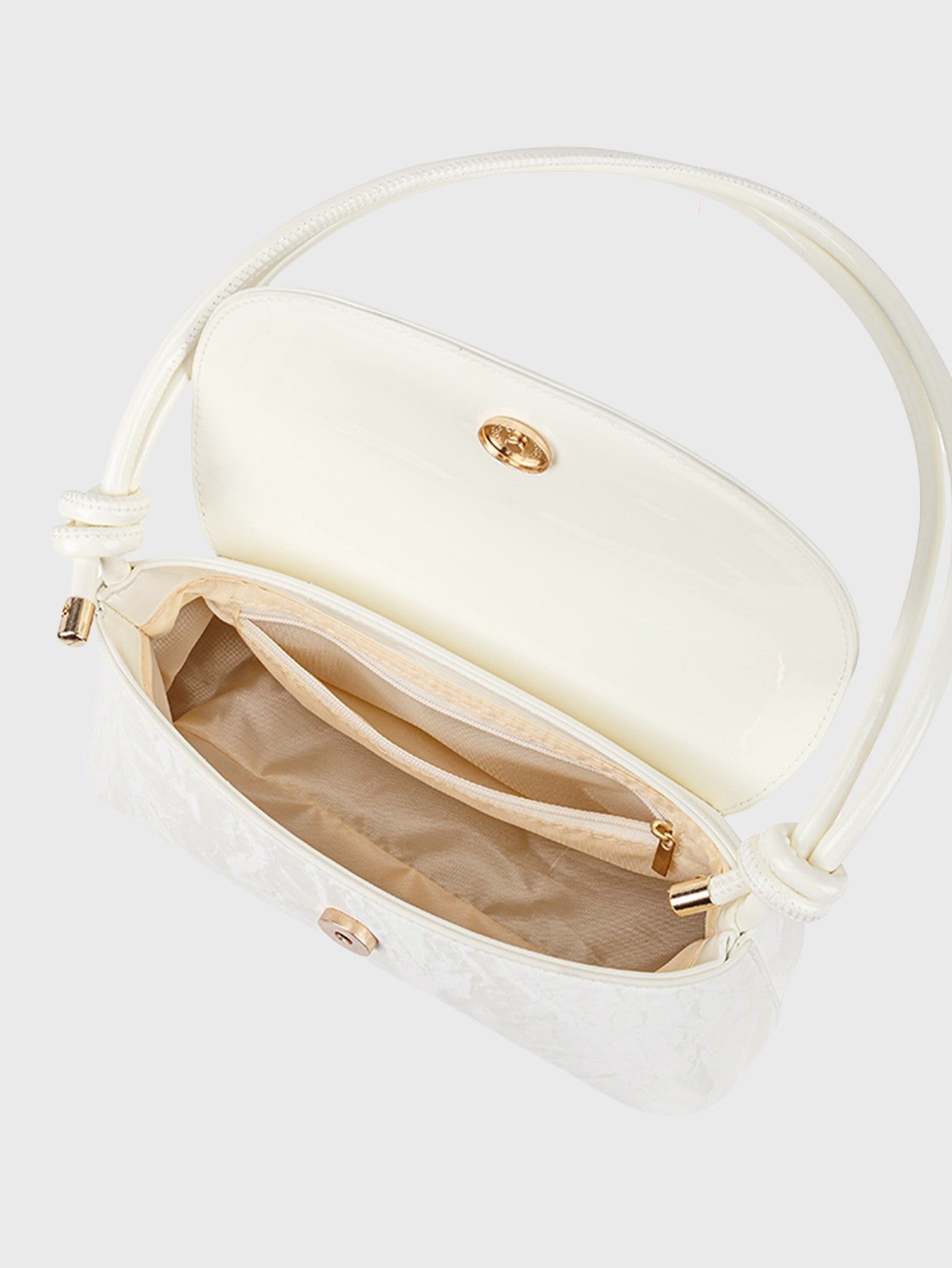 Lady Fashion Simple French one-shoulder Crossbody solid color fashion Underarm Pu Leather small square bag