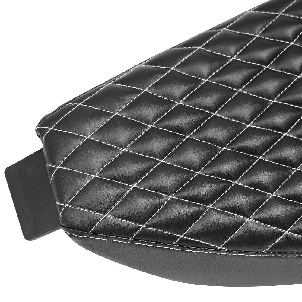 Banco Duplo Dianteiro Traseiro Preto para Piloto e Passageiro para Motocicleta Harley Sportster XL883 1200 Custom 72 48 2004-2016