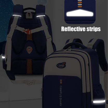 Mochila escolar estilo casual simples coreano para meninas, mochila para crianças do ensino fundamental e médio, bolsa para idades de 6 a 12 anos