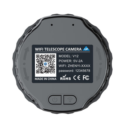 Câmera Ocular de Telescópio WiFi 4MP para Telescópios de 25mm-50mm Câmera Ocular Eletrônica Câmera de Telescópio Portátil para Observação de Aves