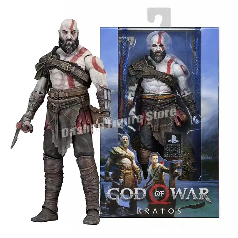 NECA God of War Ghost of Sparta Kratos Boneco de Ação 18cm PVC Coleção Articulada Jogo Ultimate Kratos Estatueta Modelo Brinquedos Presentes