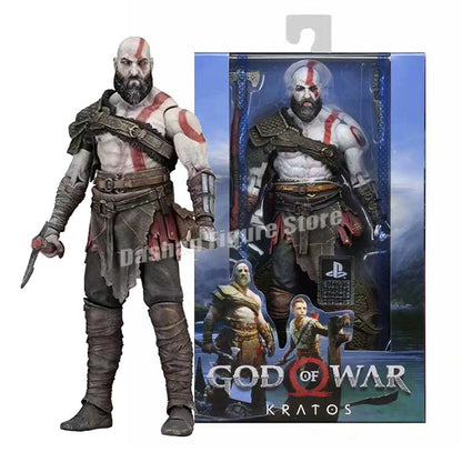 NECA God of War Ghost of Sparta Kratos Boneco de Ação 18cm PVC Coleção Articulada Jogo Ultimate Kratos Estatueta Modelo Brinquedos Presentes