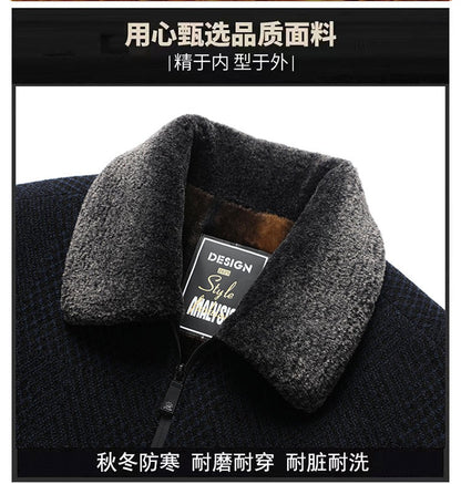 2024 New style Men's Woolen Coat Winter Classic Casual Overcoat Mens high quality Thicken trench coat men full size M-4XL