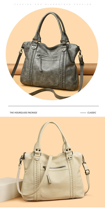 Genuine Brand Soft Leather Shoulder Crossbody Bags for Women Hot Luxury Handbag Women Bags Designer Casual Tote Messenger Bag