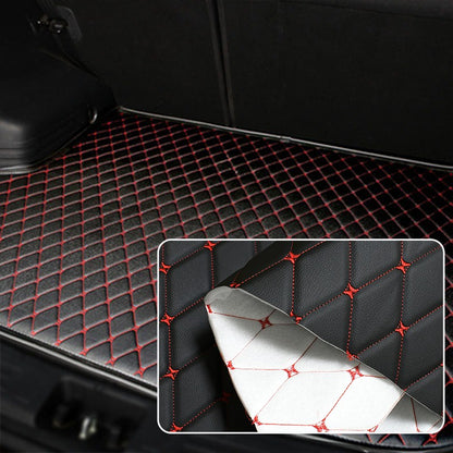 45/90x160cm Special Offer Embroidered Plaid Fabric Sponge Interlayer Leather Fabrics for Car Interior Seat Cushion Decoration