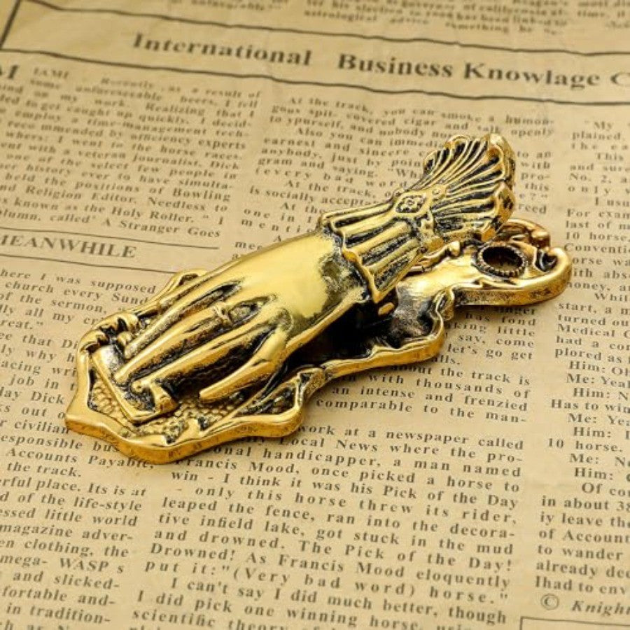 Vintage Lady s Hand Shaped Book Clip Paper File Holder Metal Clips Office Appliance Stationery Creativity Office Supplies for W