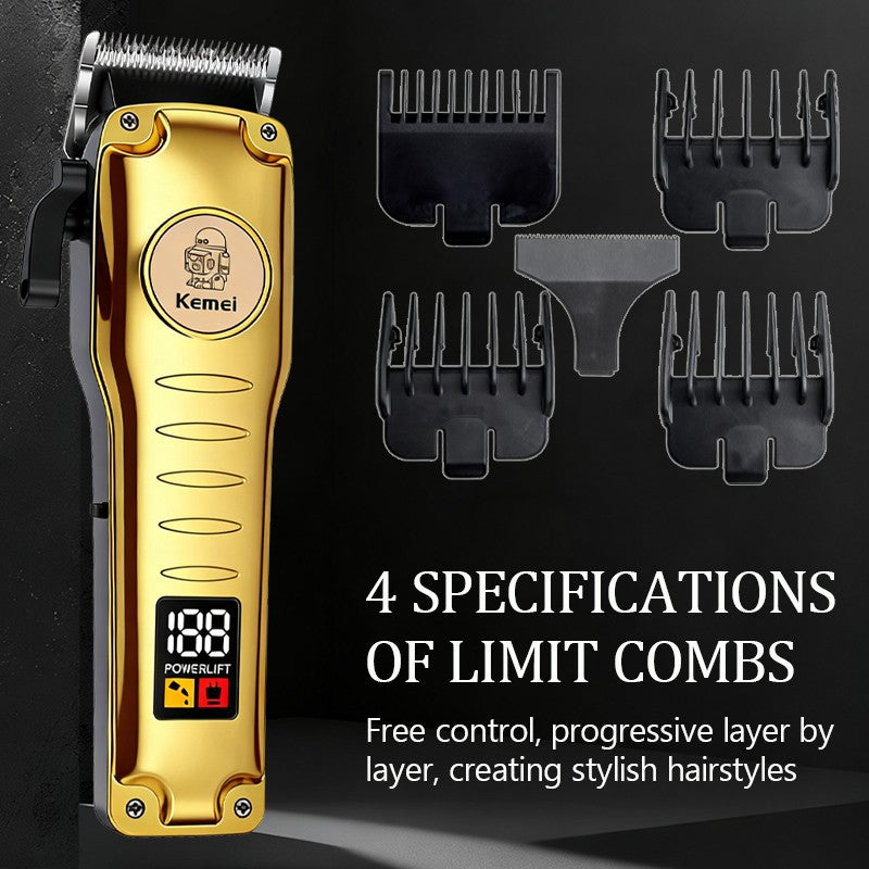 Kemei 510 Portable Travel Electric Hair Clipper Small Rechargeable Cordless Hair Cutting Machine Beard/Hair Trimmer Carving Too