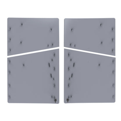 Custom 30th Anniversary Side Face Panel Shell Replacement Faceplate for PS5 Slim Digital with Logo Skin and 30th Sticker