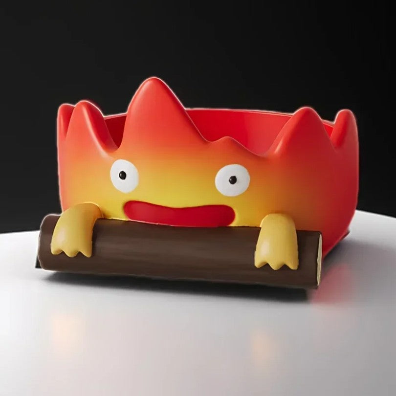 Creative Anime Fire Person Resin Tray - Key Holder Storage Organizer | Perfect Christmas Halloween Gift for Indoor Outdoor Decor