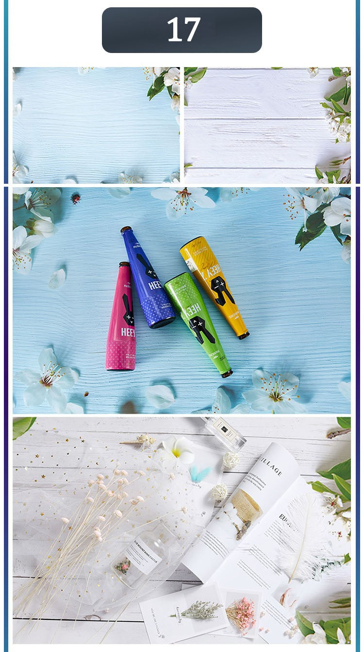 Marble Photography Backdrops 57*87CM 2 Sided Wood Grain Photo Background Wallpaper Studio Waterproof Products Photographic Props