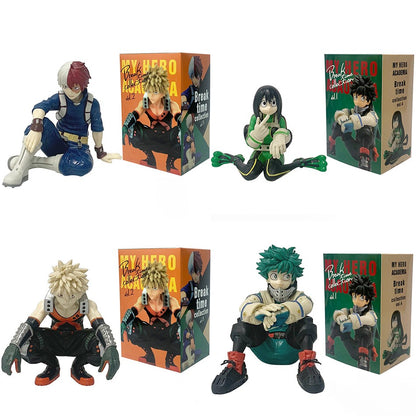 Em Estoque Novo Anime My Hero Academia Midoriya Izuku Bakugou Katsuki Ochaco Uraraka Bonecos de Anime Brinquedos para Crianças Presente de Natal