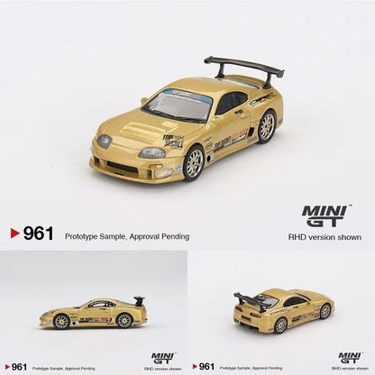 MINIGT Em estoque 1:64 Porsche Lamborghini Bugatti Pagani BMW McLaren Nissan Diecast Dior Car Modelo Coleção Miniatura Para