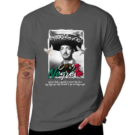 black t-shirt Querido man t Jorge shirt Negrete y package plain T-Shirt Lindo tshirt T-Shirt man for graphic cotton Mexico