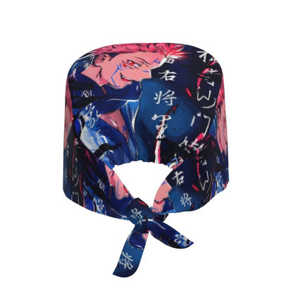 Custom S-Satorues G-Gojoes Cartoon Scrubs Cap Surgical Hats Women Men Skilled Operating Room Cap Operator Hats Lab Works Hat