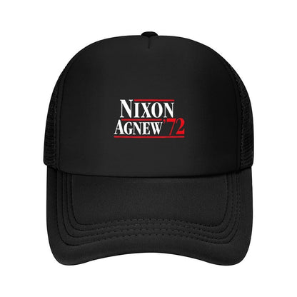 Richard Nixon 72 Retro Presidential Campaign Baseball Cap hats for men Golf Cap Sun Cap Golf Hat Man Mens Caps Women's