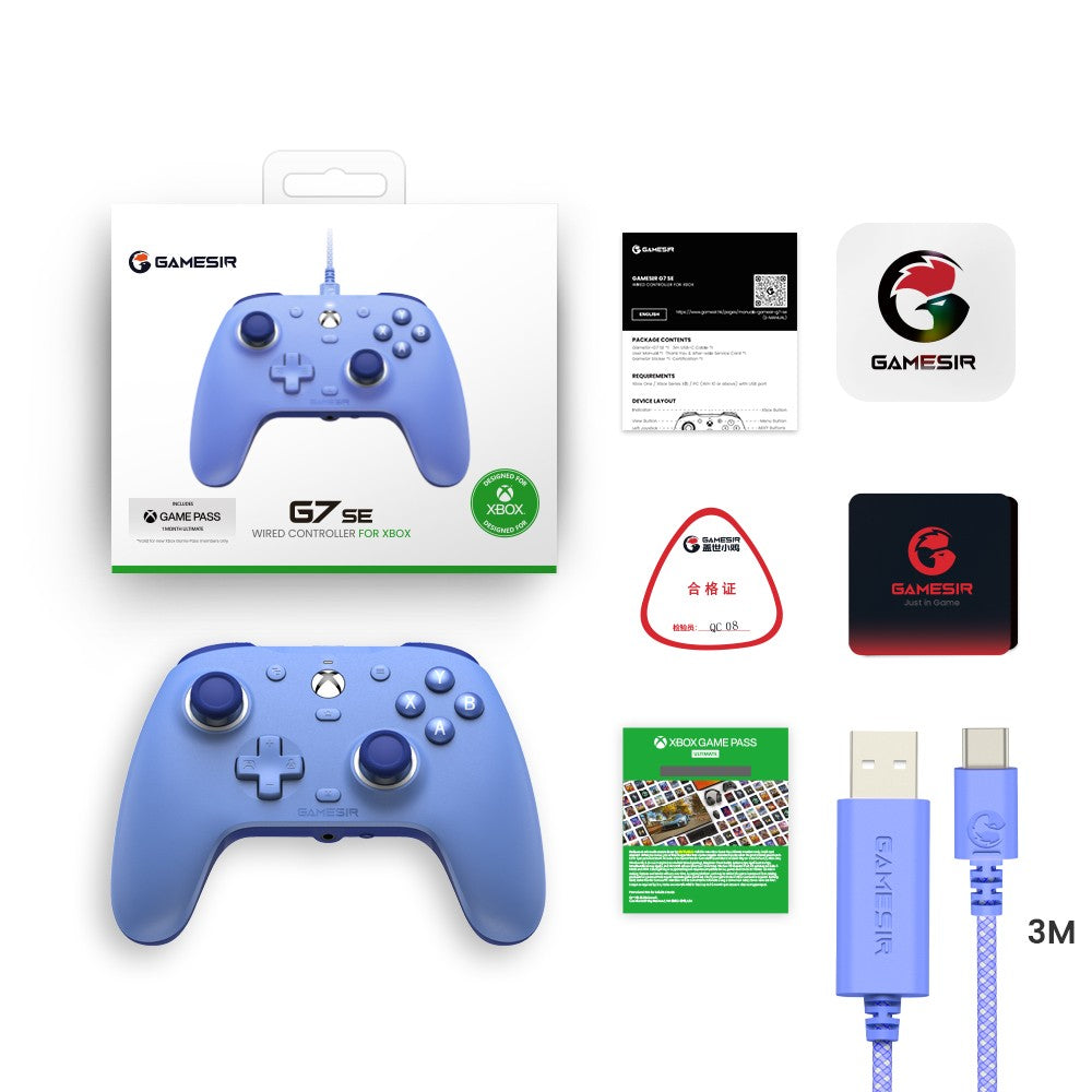 GameSir G7 SE Xbox Wired Gamepad Game Controller for Xbox Series X, Xbox Series S, Xbox One X | S, with Hall Effect Joystick