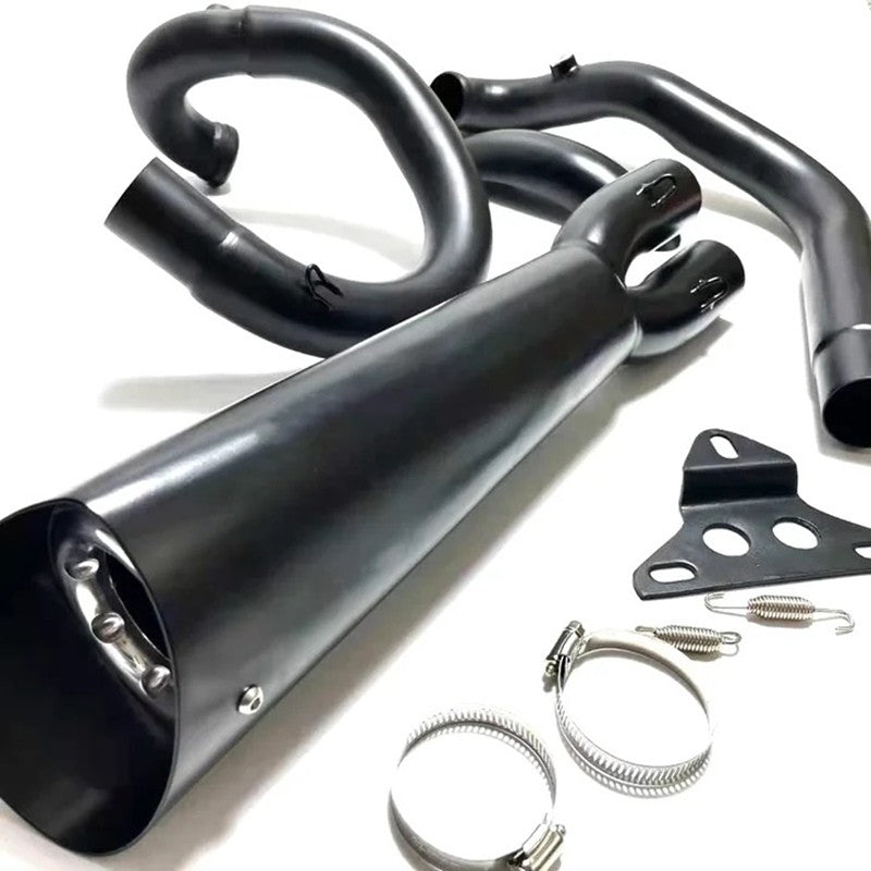 Motorcycle V&H Black Exhaust System Muffler Exhaust Pipe For Harley Night Rod V-Rod Muscle 02-21