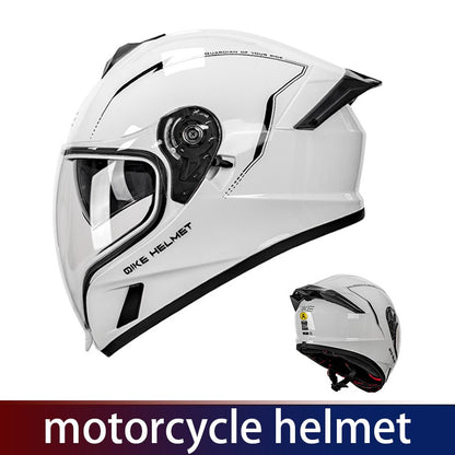 Capacete de bebida, capacete de motocicleta, capacete aberto, espelhos duplos masculinos e femininos, capacete de inverno para todas as estações, 3C e DOT do