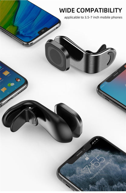 Magnetic Car Phone Holder Air Vent Mount Magnet GPS Smartphone Support Bracket For Abarth 695 595 500 500c 500s 124 Spider Panda