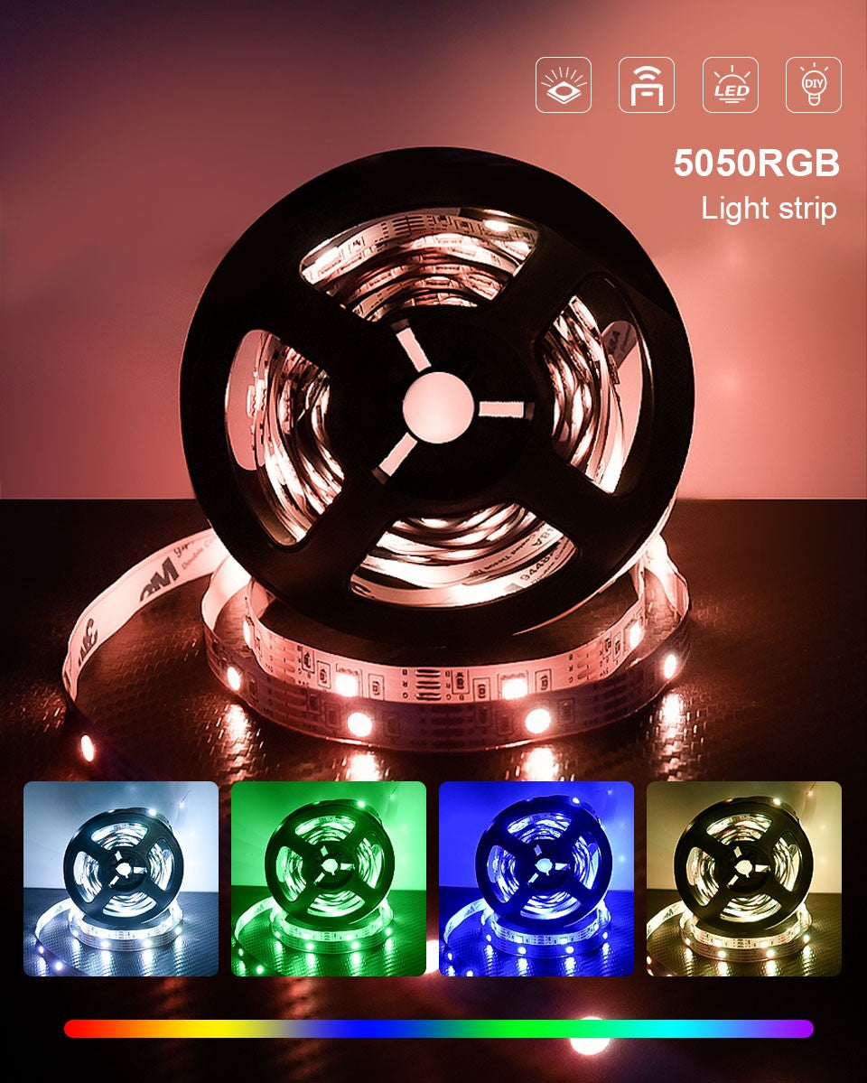 Colored light strip Mobile APP control light strip Family atmosphere /esports room /TV background