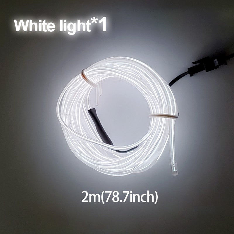 BLALION Lâmpada Ambiente Decorativa para Motocicleta, Luz Neon Impermeável, Fitas de LED Flexíveis com Controlador, Luzes de Atmosfera 12V