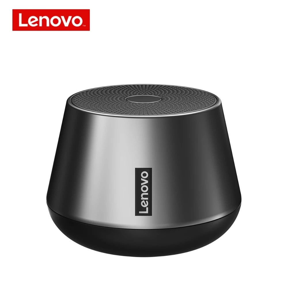 Caixa de Som Portátil Sem Fio Lenovo K3 Pro Bluetooth Mini Alto-falante Externo Coluna Sem Fio Som Surround de Música Estéreo 3D Baixo