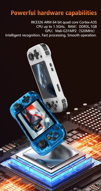 BOYHOM  Handheld Retro Game Console 4.2 Inch HD IPS Screen  Portable Video Player