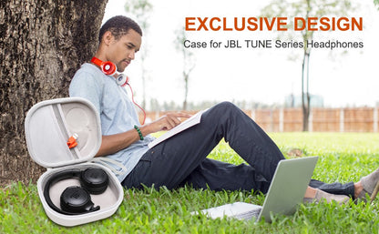 Estojo rígido LTGEM EVA para JBL Tune 510BT/520BT/660NC/670NC/570BT/525BT/500BT/500 Bolsa de armazenamento para fone de ouvido (somente bolsa)