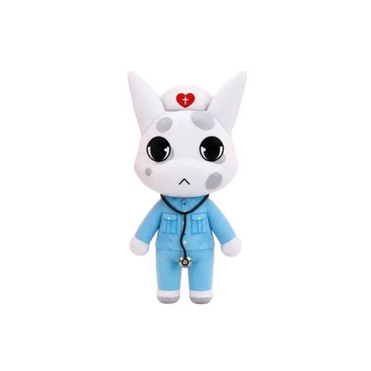 Animal Hospital Cotton Figures Anime Gifts Horror Game Animal Hospital Anomaly Horror Bunny Figurine Halloween Party Favors Gift