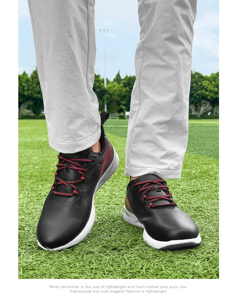 New Golf Shoes Men's Golf Shoes Casual Sneakers Anti-slip Outdoor Training Fitness Breathable Damping Wear-resistant Anti-odor