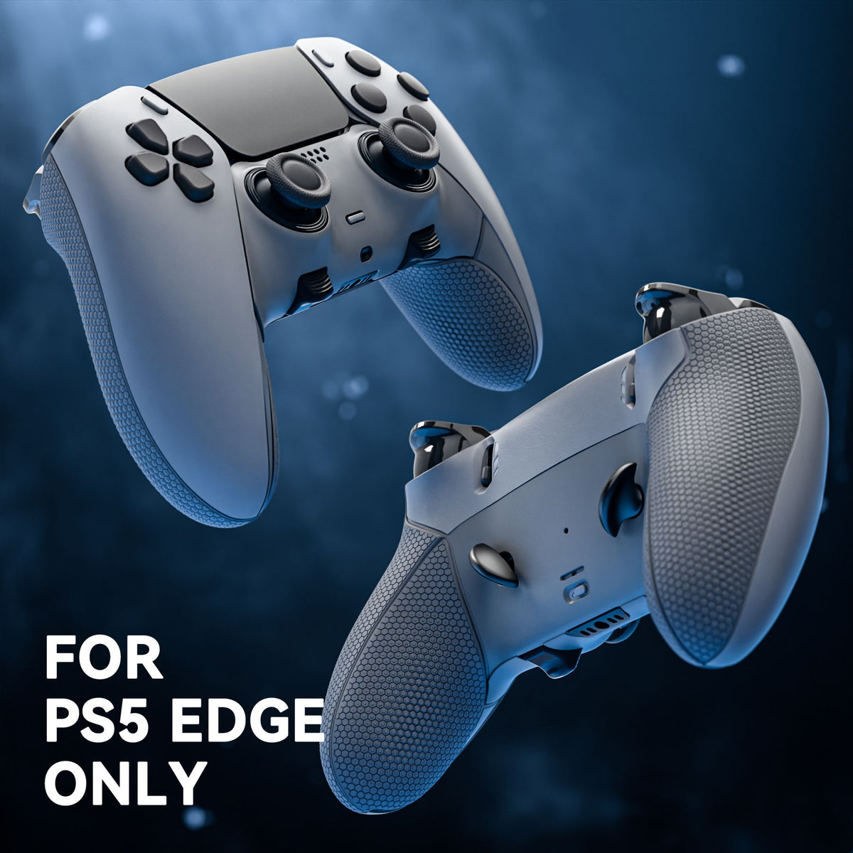 eXtremeRate Beyond-ARC Full Set Shell & Buttons for ps5 Edge Controller, Rubberized Grip Back Plate, Faceplate, Clip Shell