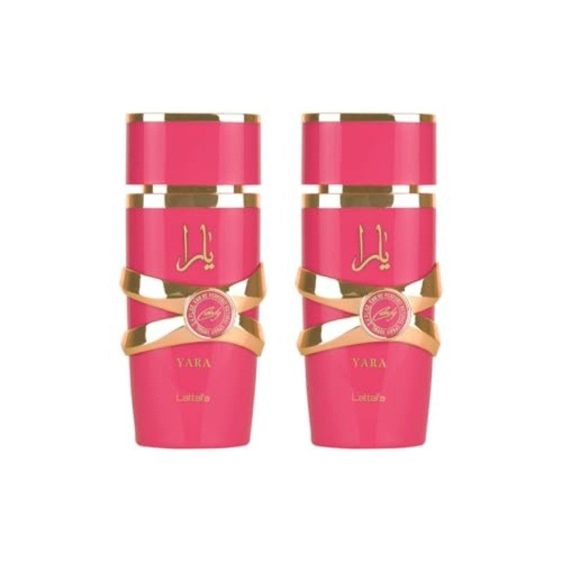 Lattafa Yara Candy Vanilla Frutado Cítrico Floral Eau de Parfum Fragrância de Longa Duração para Mulheres 3.40 Onças 100 ml