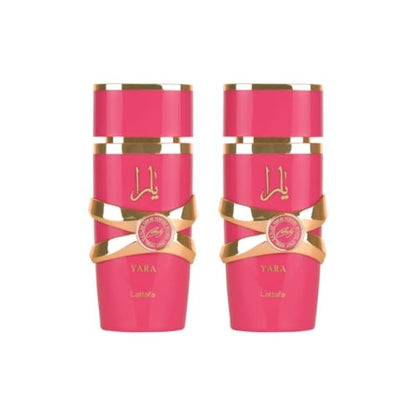 Lattafa Yara Candy Vanilla Frutado Cítrico Floral Eau de Parfum Fragrância de Longa Duração para Mulheres 3.40 Onças 100 ml