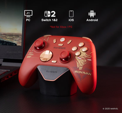 GameSir Nova 2 Lite Iron Man Edition PC Gamepad Wireless Controller for Windows iOS Android Mobile Steam Switch 2&1 Controle