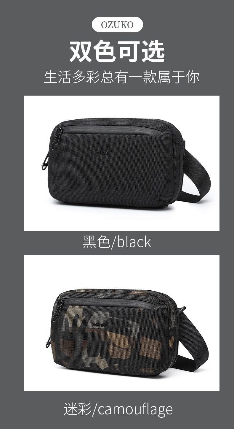 OZUKO Multi-Functional Business Casual Handbag Stylish Simple and Versatile Shoulder Messenger Bag Clutch Bag