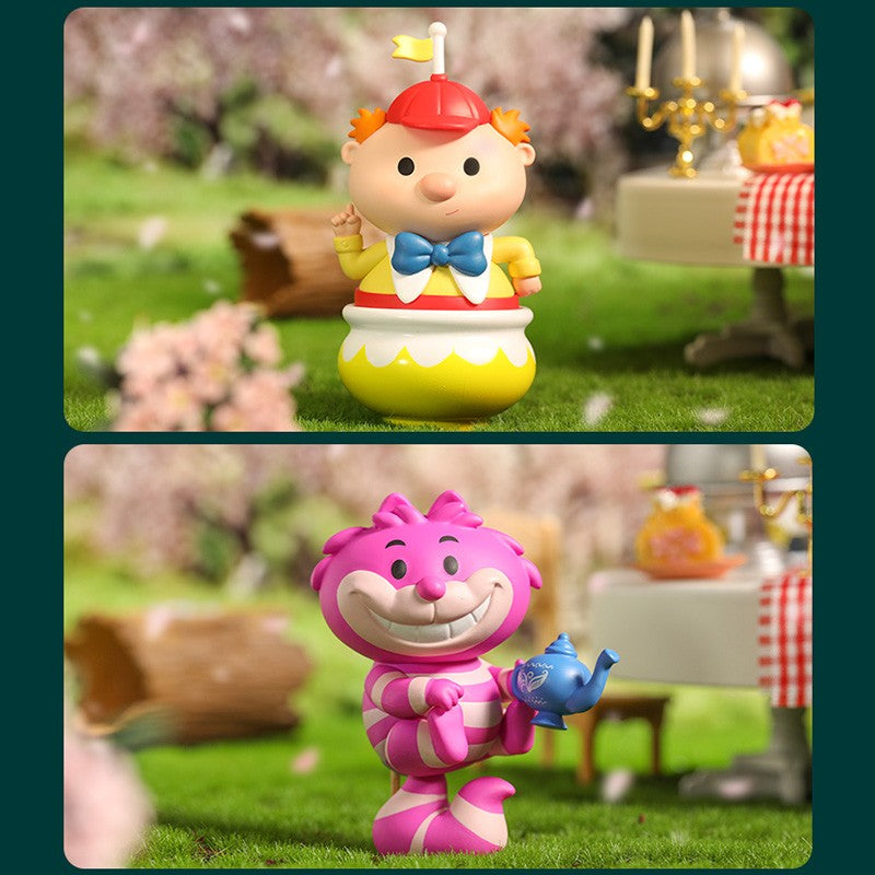Disney Alice no País das Maravilhas Chapeleiro Maluco Gato de Cheshire Rainha de Copas Tweedledee Lebre de Março Coelho Branco Bonecos de Ação